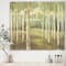 Designart - Aspens Neutral Forest - Traditional Gallery-wrapped Canvas